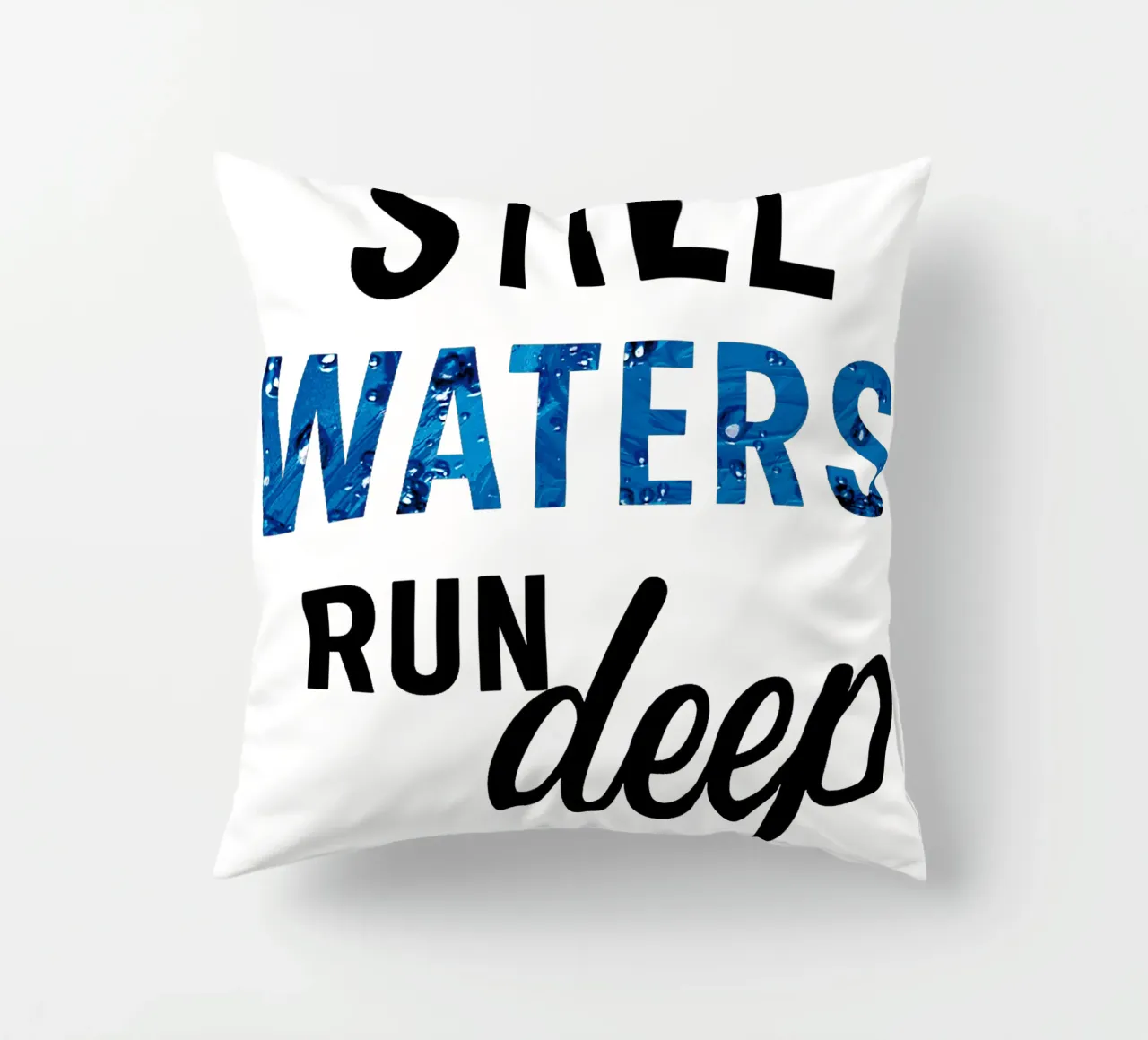 STILL WATERS RUN DEEP cuscino da Vintage Van Gogh