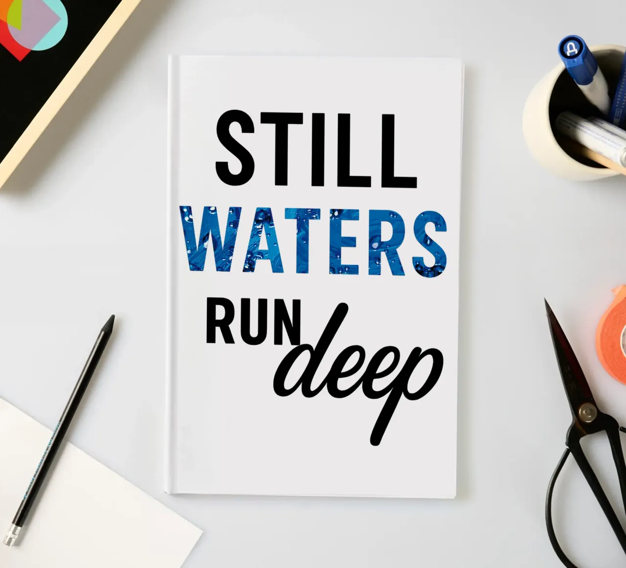 STILL WATERS RUN DEEP diario da Vintage Van Gogh