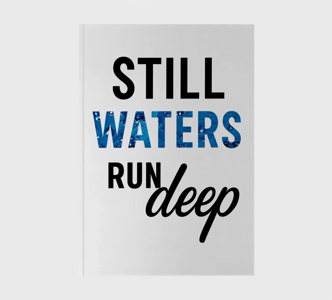 STILL WATERS RUN DEEP diario da Vintage Van Gogh
