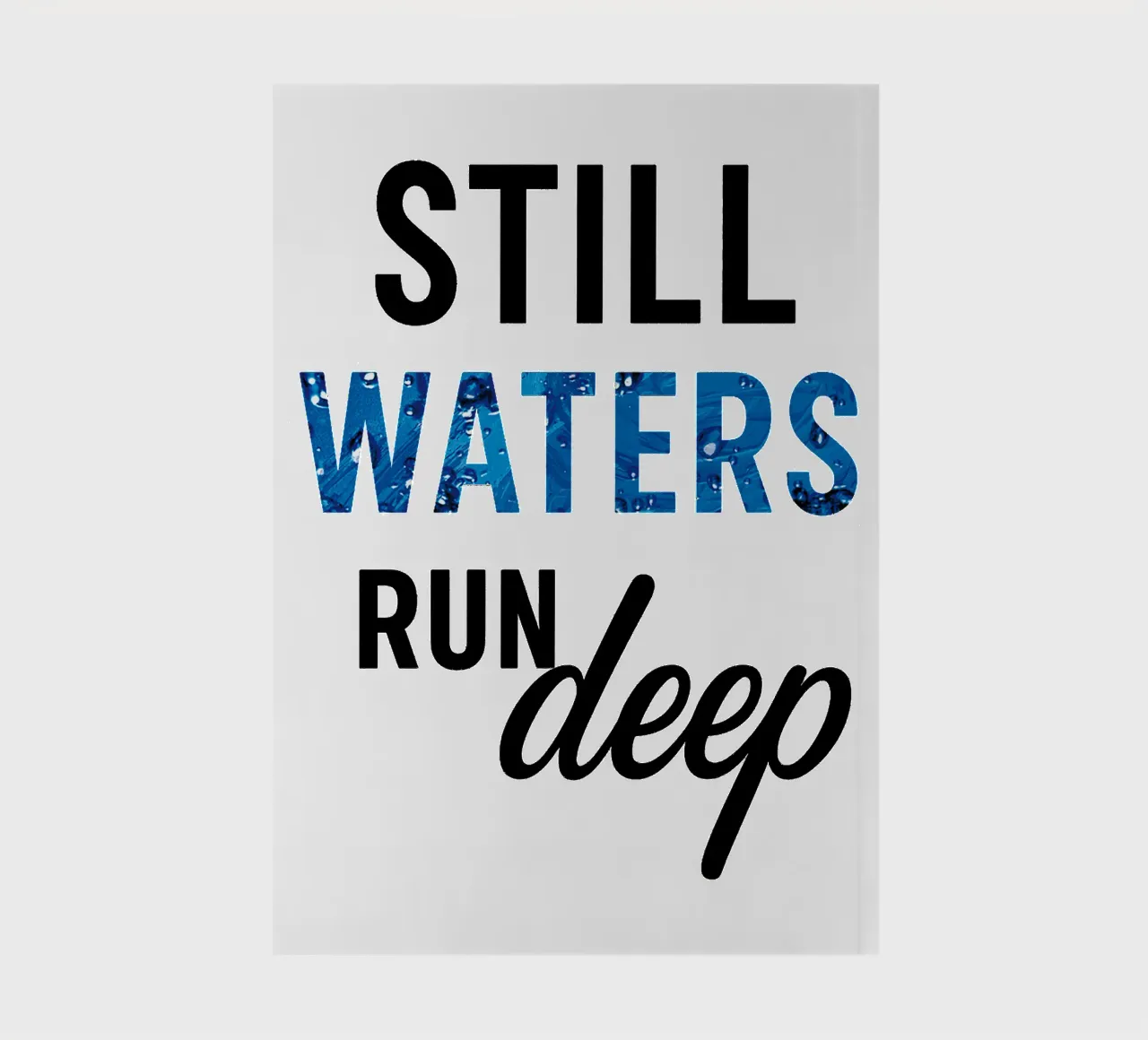 STILL WATERS RUN DEEP diario da Vintage Van Gogh