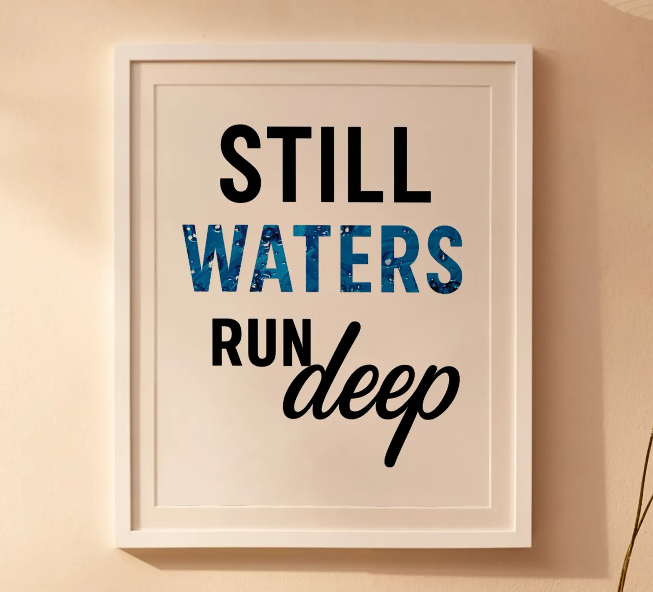 STILL WATERS RUN DEEP carta hahnemühle da Vintage Van Gogh
