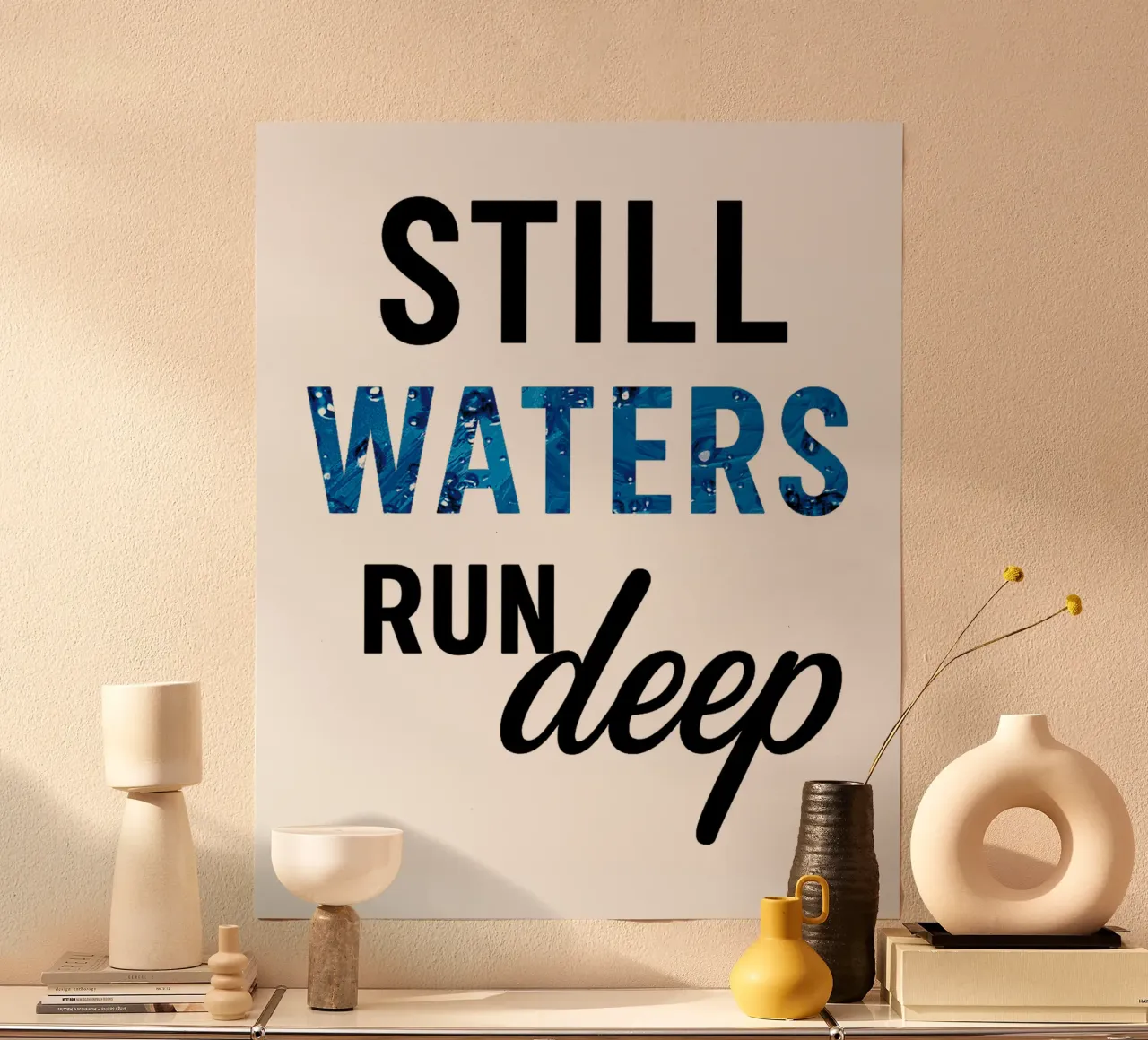 STILL WATERS RUN DEEP carta hahnemühle da Vintage Van Gogh