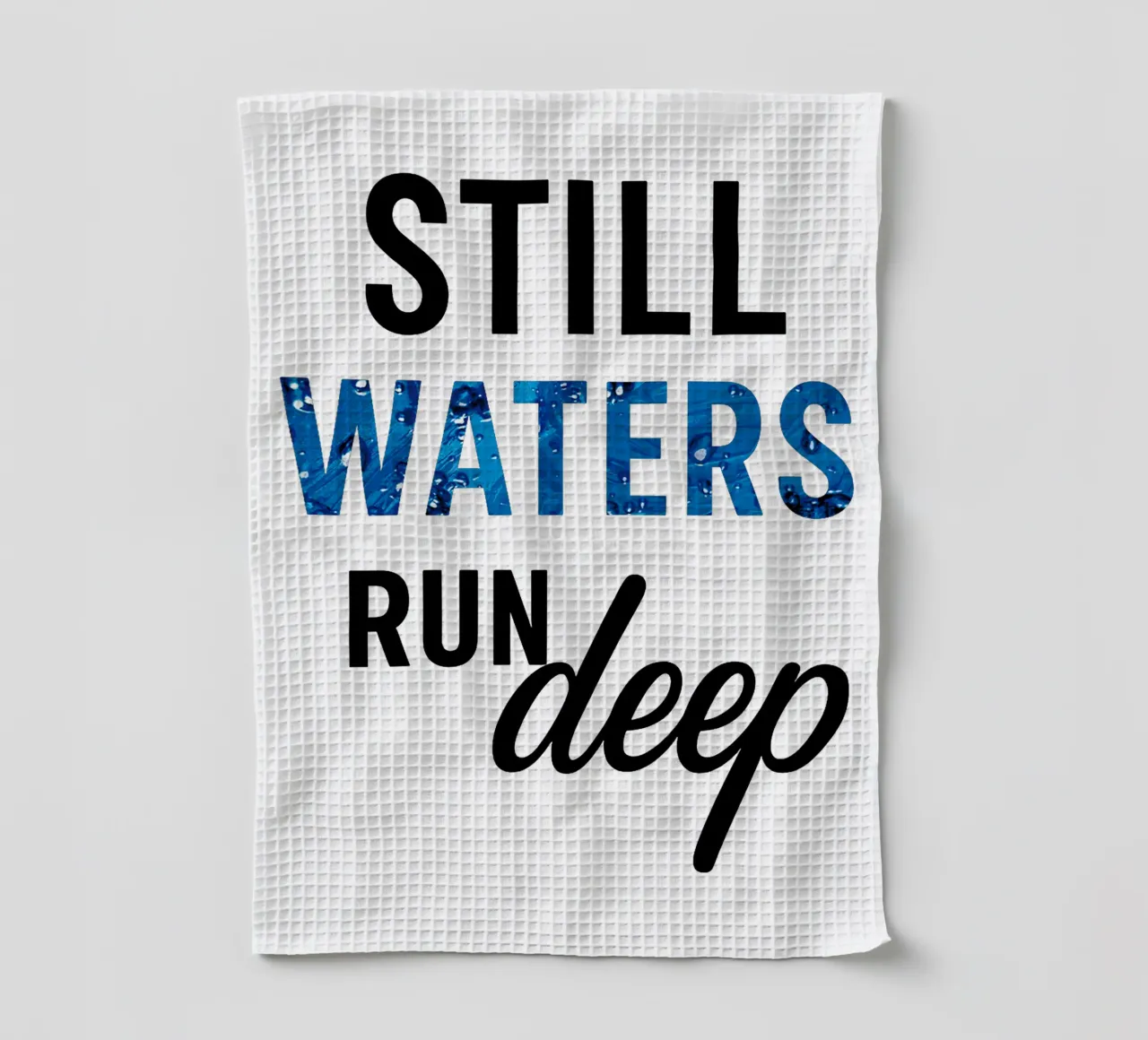 STILL WATERS RUN DEEP canovaccio da cucina da Vintage Van Gogh