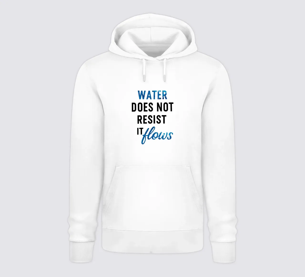 WATER DOES NOT RESIST - IT FLOWS sudadera con capucha de Vintage Van Gogh