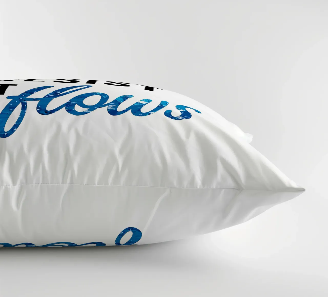 WATER DOES NOT RESIST - IT FLOWS cuscino da Vintage Van Gogh