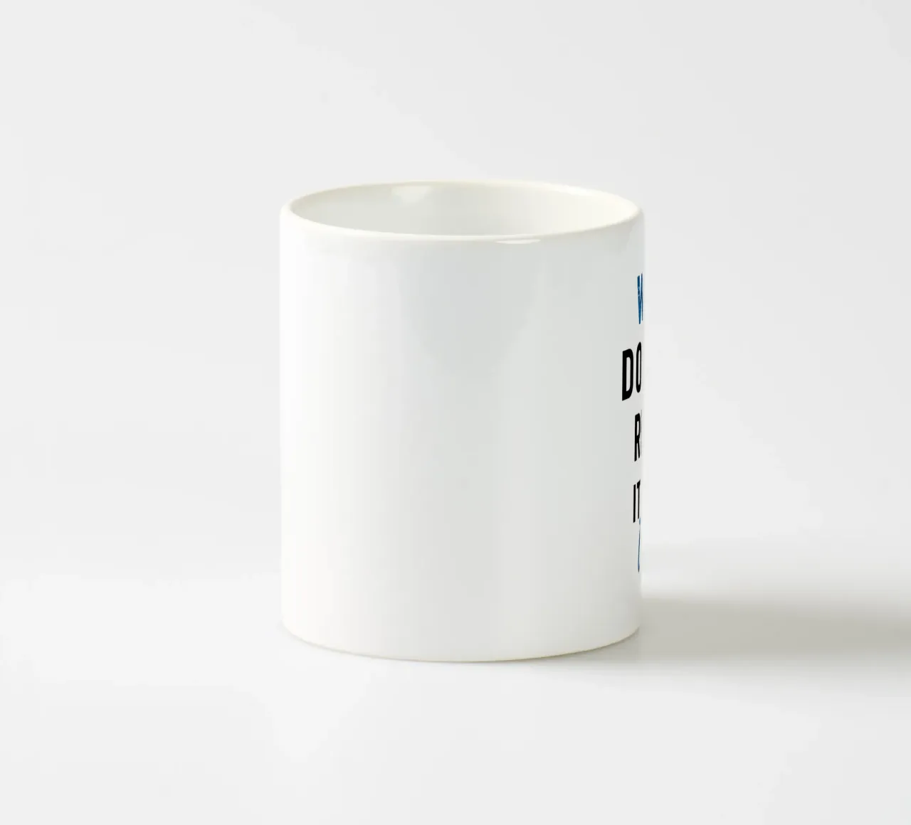 WATER DOES NOT RESIST - IT FLOWS tazza in ceramica da Vintage Van Gogh