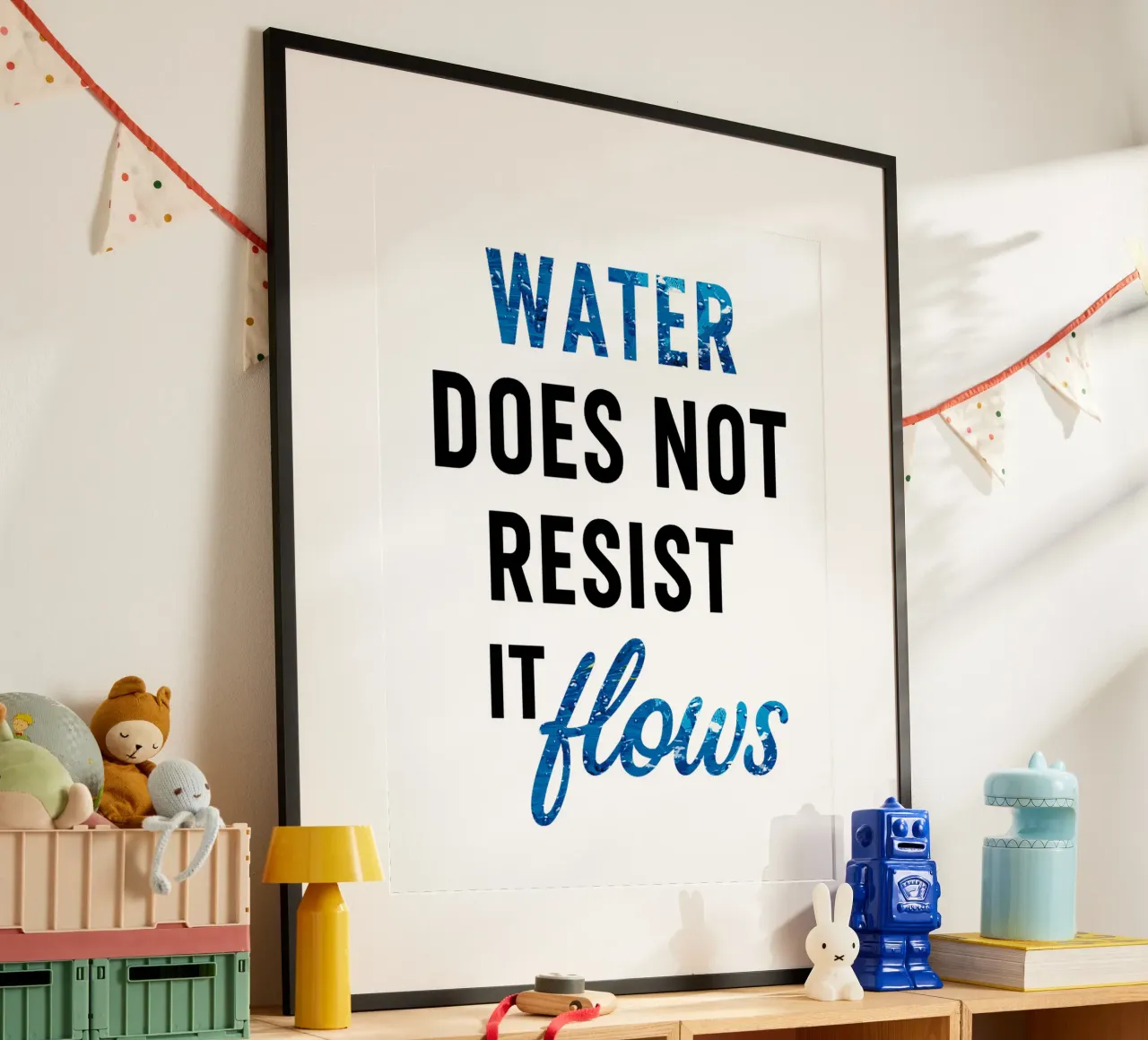 WATER DOES NOT RESIST - IT FLOWS carta hahnemühle da Vintage Van Gogh