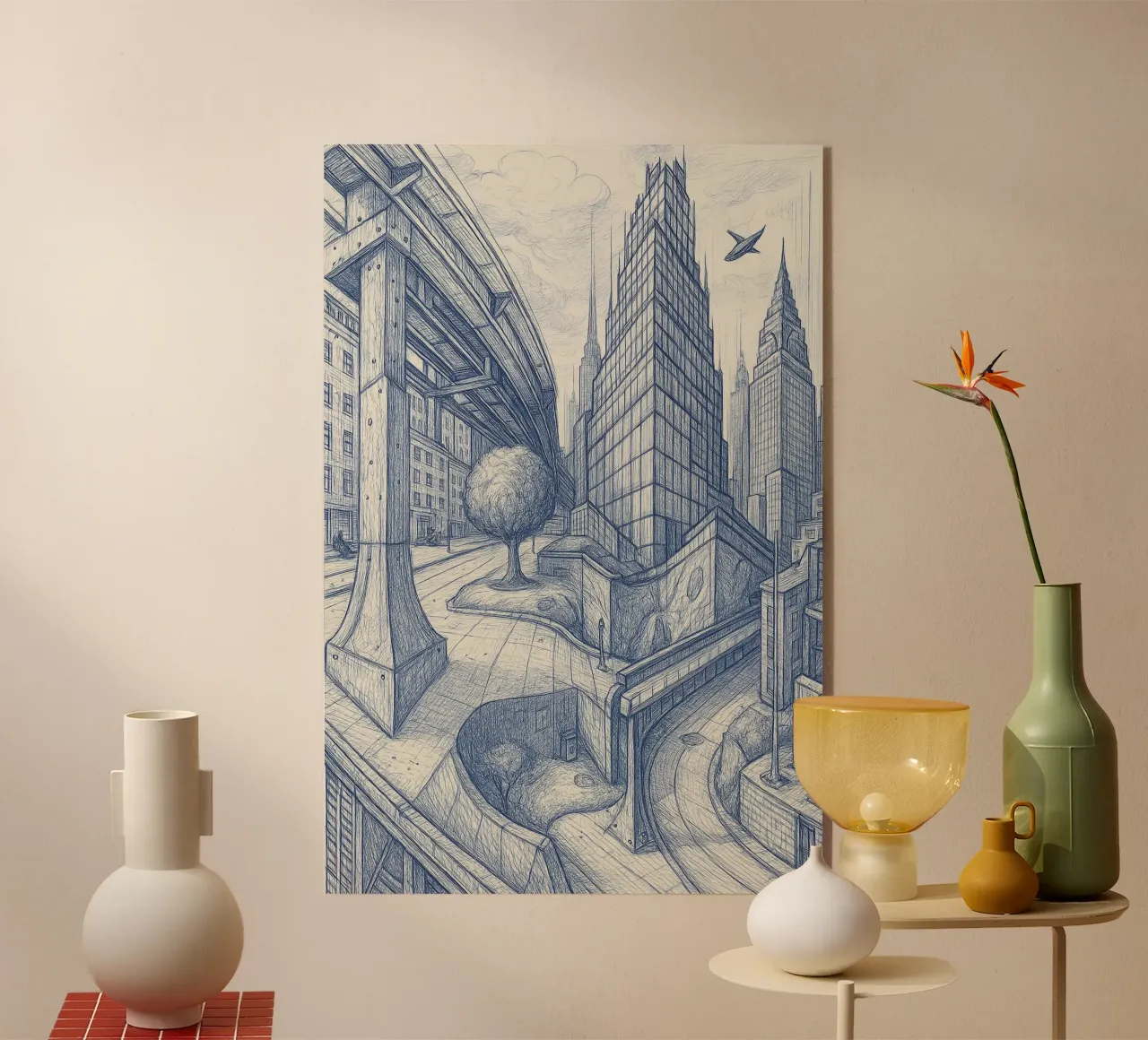 Urban Rift Acryl-Glas von JacquesChambard
