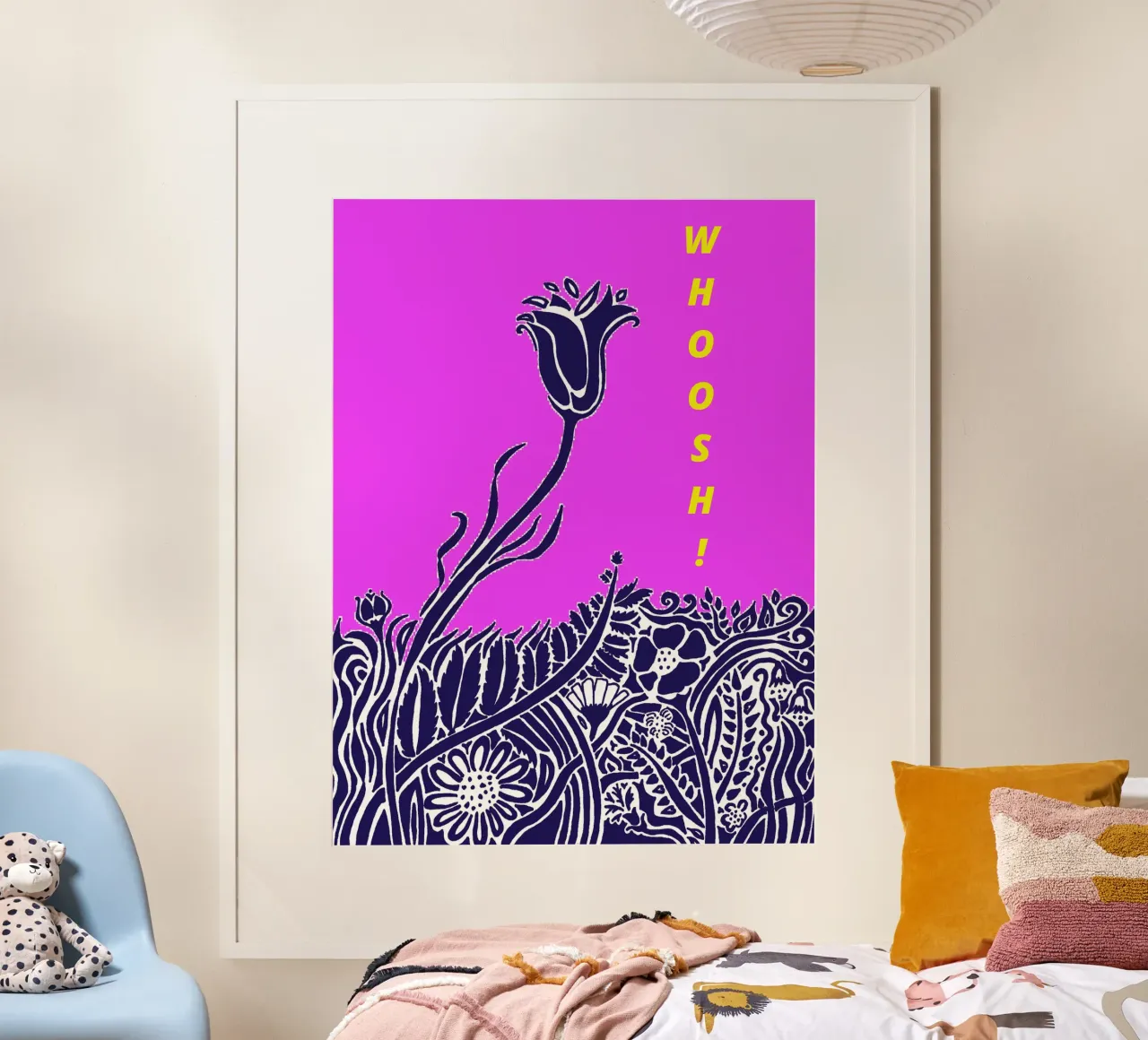 WHOOSH!! - Thinking Flowers carta hahnemühle da PaperLine Art