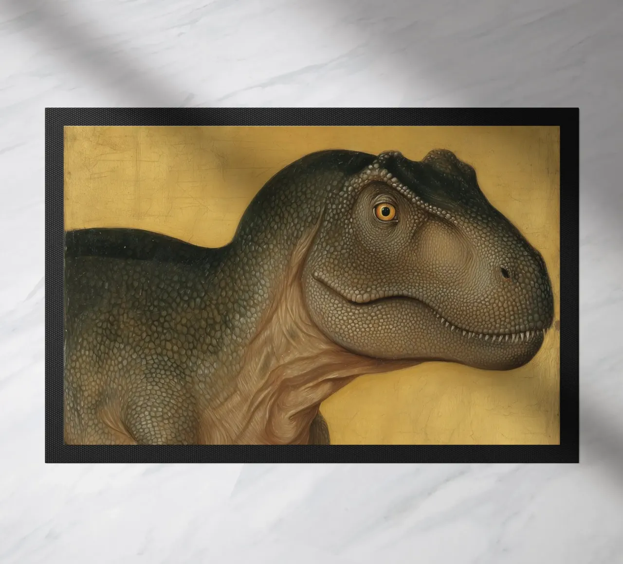 T-Rex Monsters & Dinosaurs Wall Art – Creative Poster doormat by Kaji