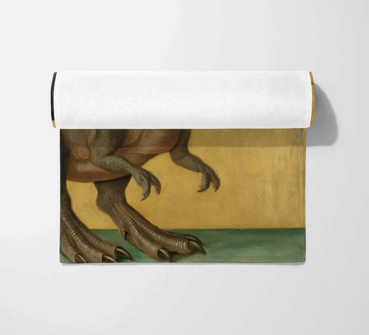 T-Rex Monsters & Dinosaurs Wall Art – Creative Poster beach towel by Kaji
