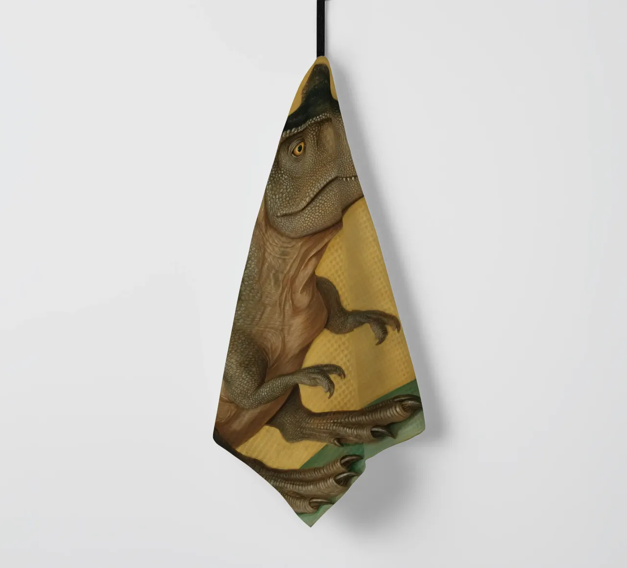 T-Rex Monsters & Dinosaurs Wall Art – Creative Poster tea towel by Kaji