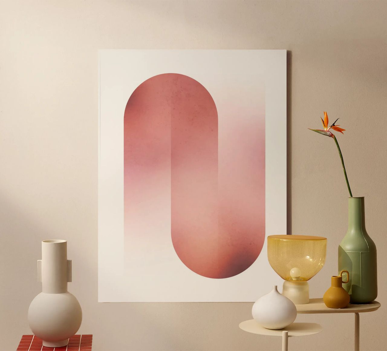 Abstract Intersection no. 1 Leinwand von adrianooliveira