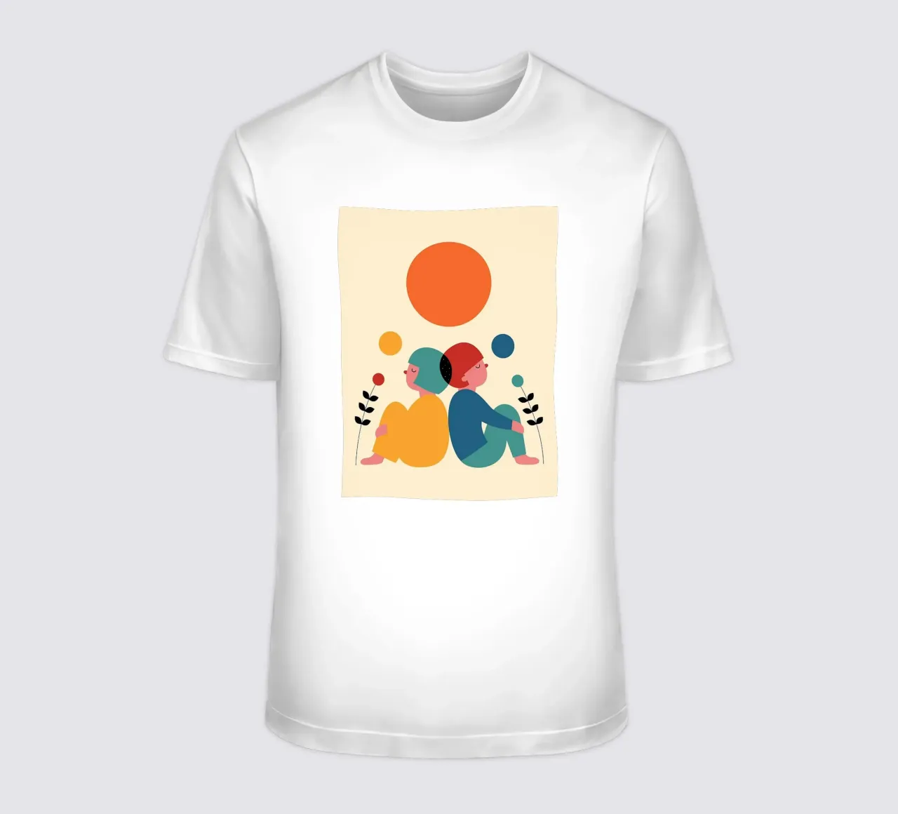 appoggiarsi l'uno all'altro t-shirt da frea shop
