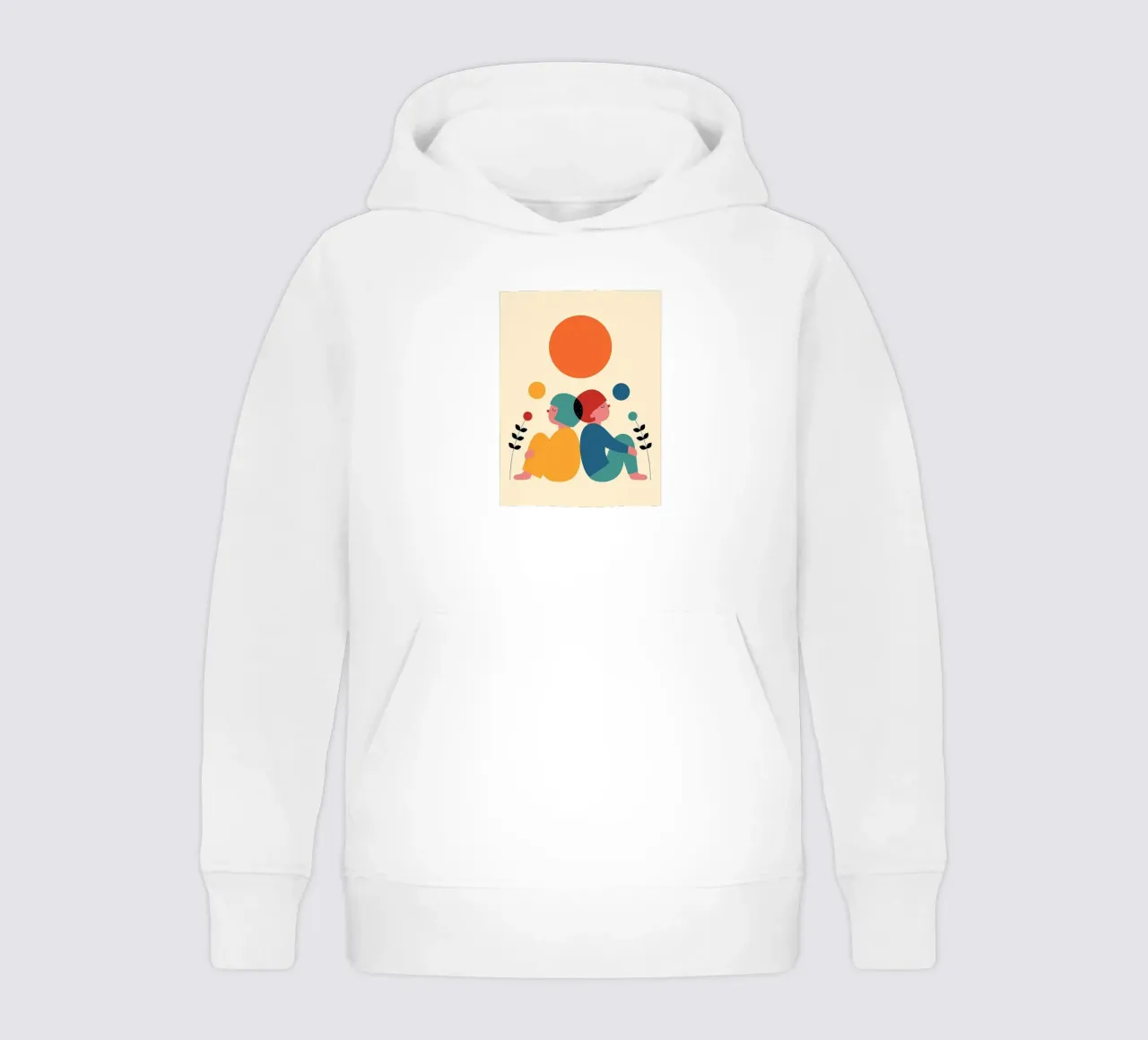 appoggiarsi l'uno all'altro felpa bambino con cappuccio da frea shop