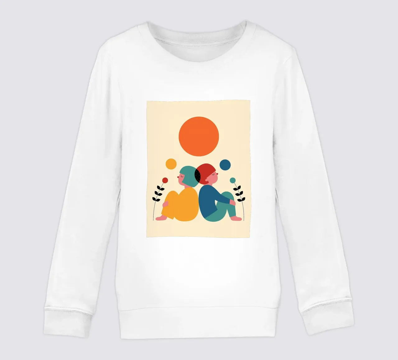 appoggiarsi l'uno all'altro felpa bambino da frea shop