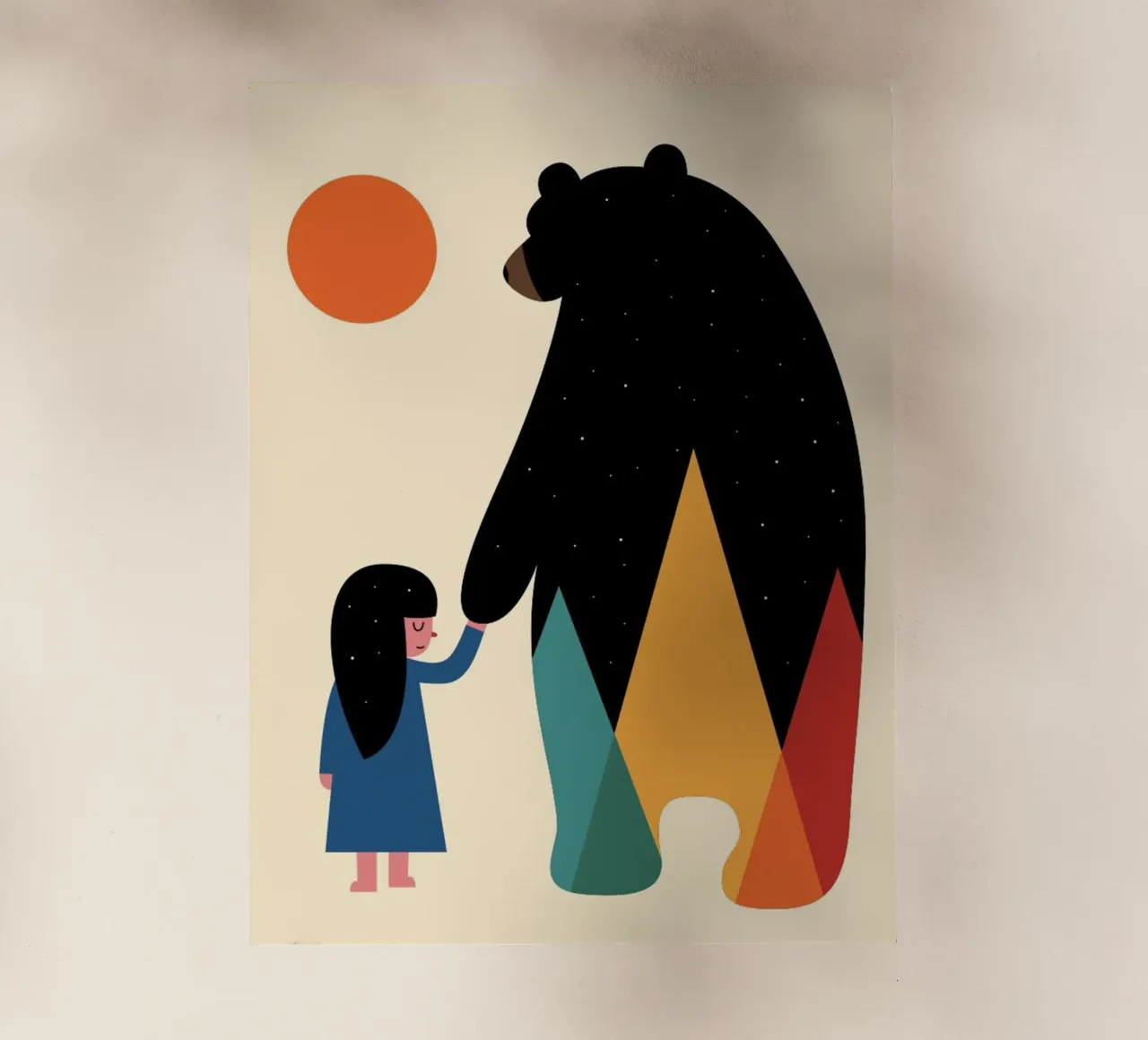 grande amico orso pellicola backlit da frea shop