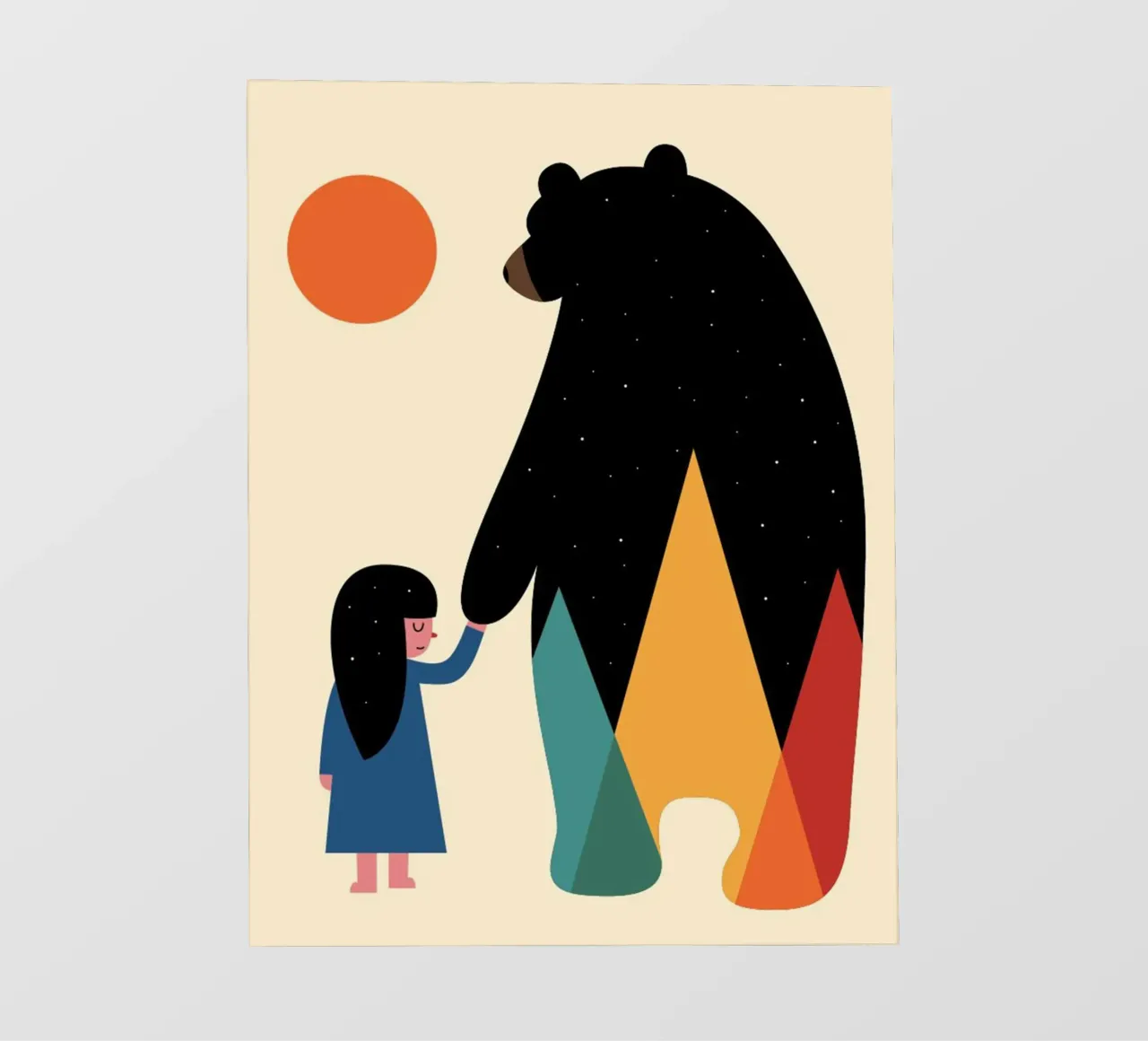 grande amico orso pellicola backlit da frea shop