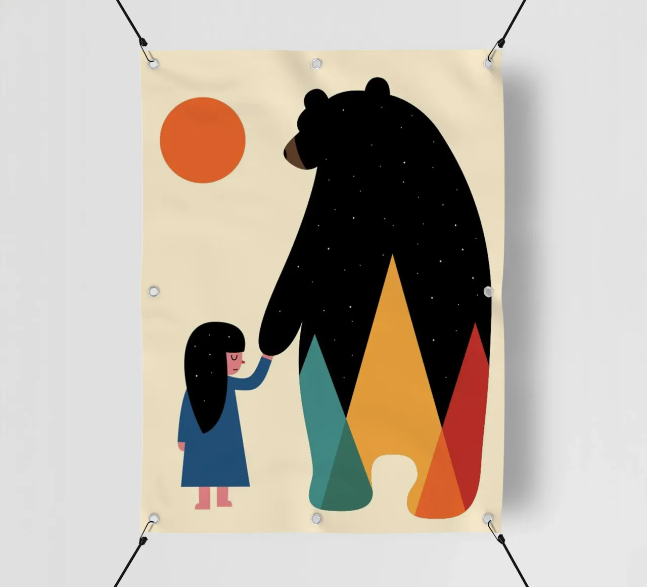 grande amico orso telo in pvc da frea shop