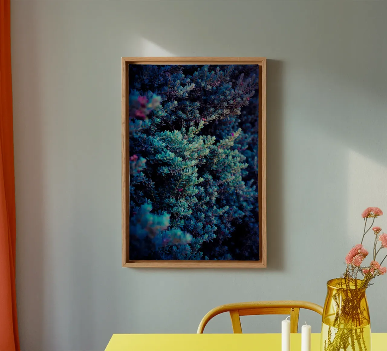 Spring canvas with Floater frame by Tal Paz-Fridman