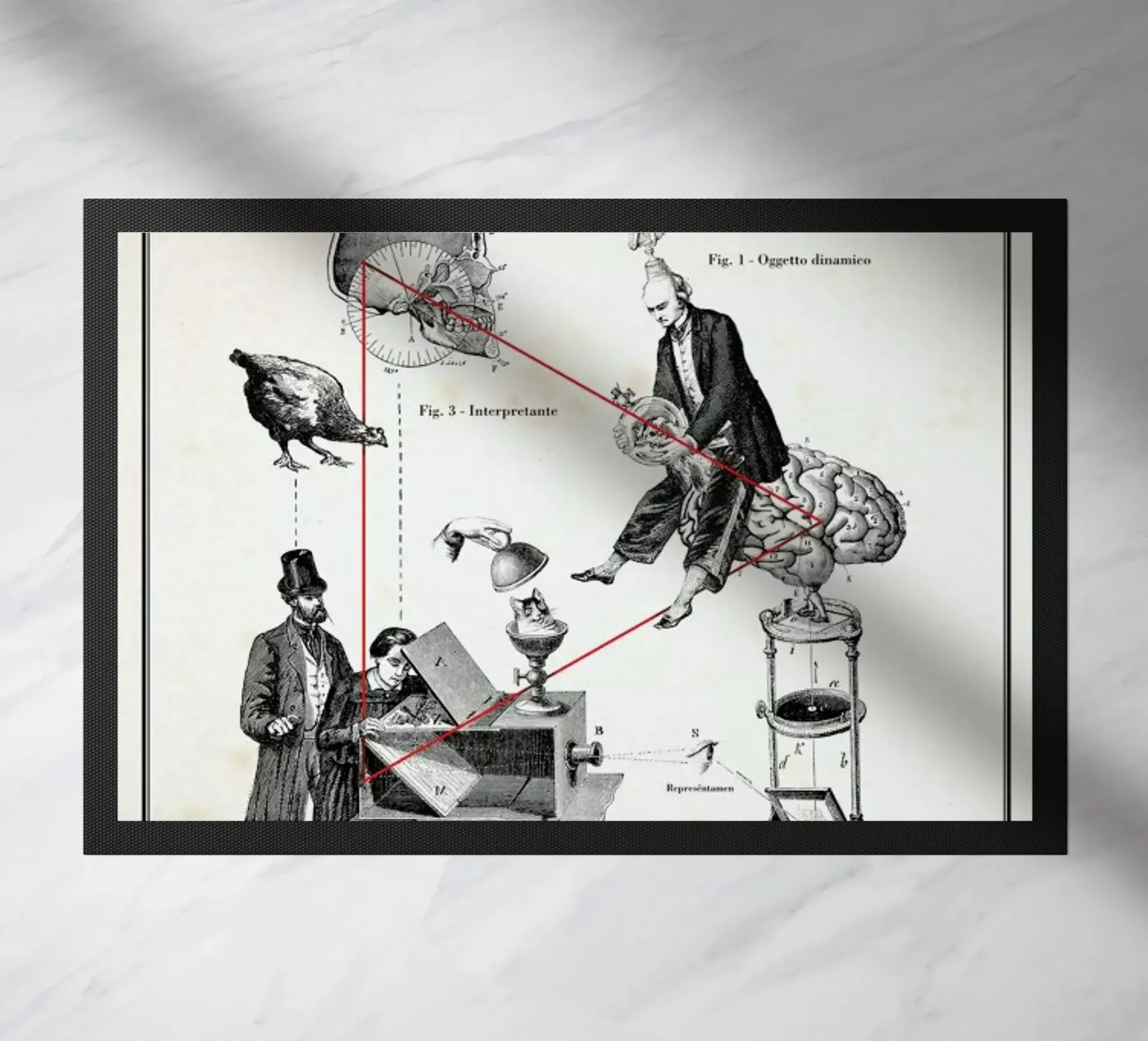 Trangolo doormat by Matteo Morelli