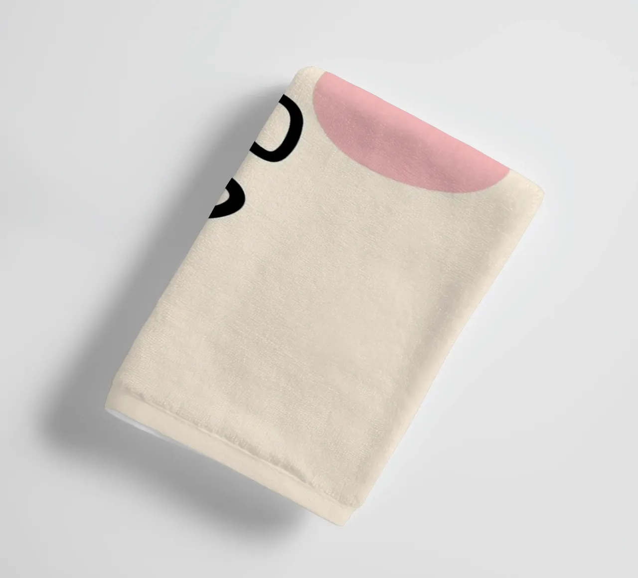 Abstract Face Line Art - Modern Boho Minimalist towel by homdeco
