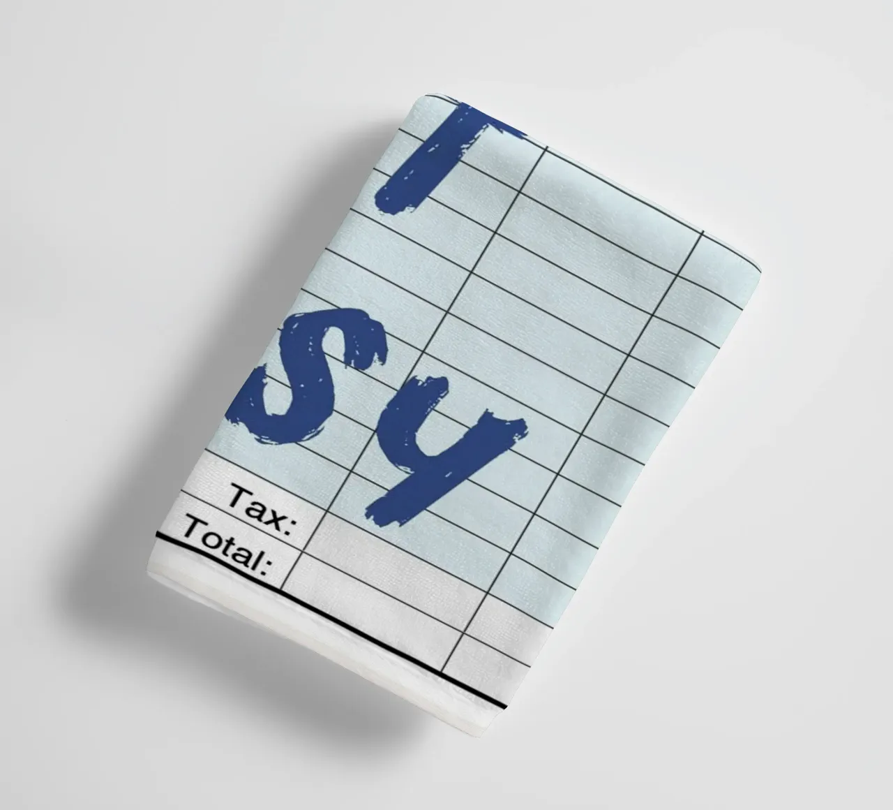 "Take It Easy" Guest Check - Relaxing Diner Art towel by homdeco