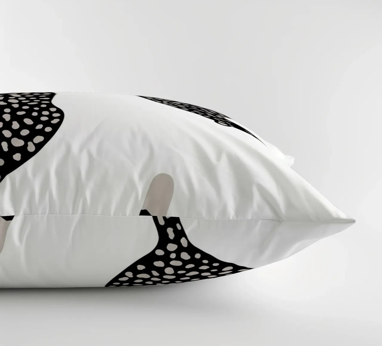 Leopardi maculati monocromatici - Arte animale minimalista cuscino da homdeco