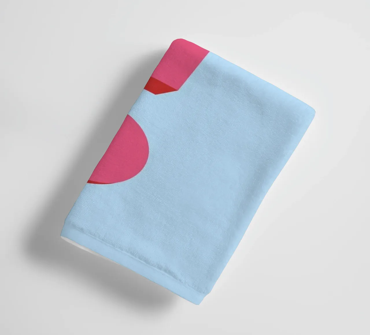 Point d'exclamation rose vif - Déclaration Pop Art serviette de bain de homdeco