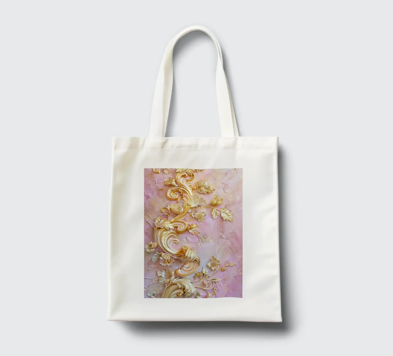 Gilded Reverie borsa in juta da Mosaic Dialogue