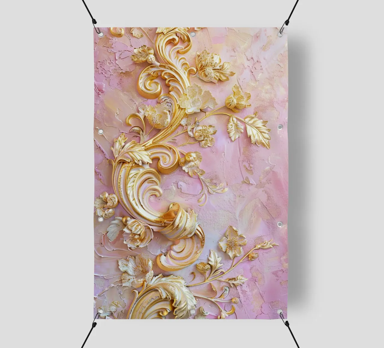 Gilded Reverie telo in pvc da Mosaic Dialogue