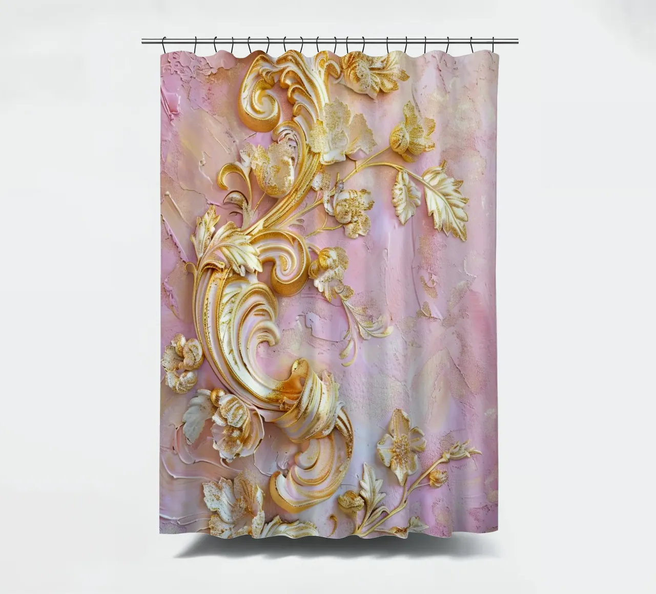 Gilded Reverie tenda da doccia da Mosaic Dialogue