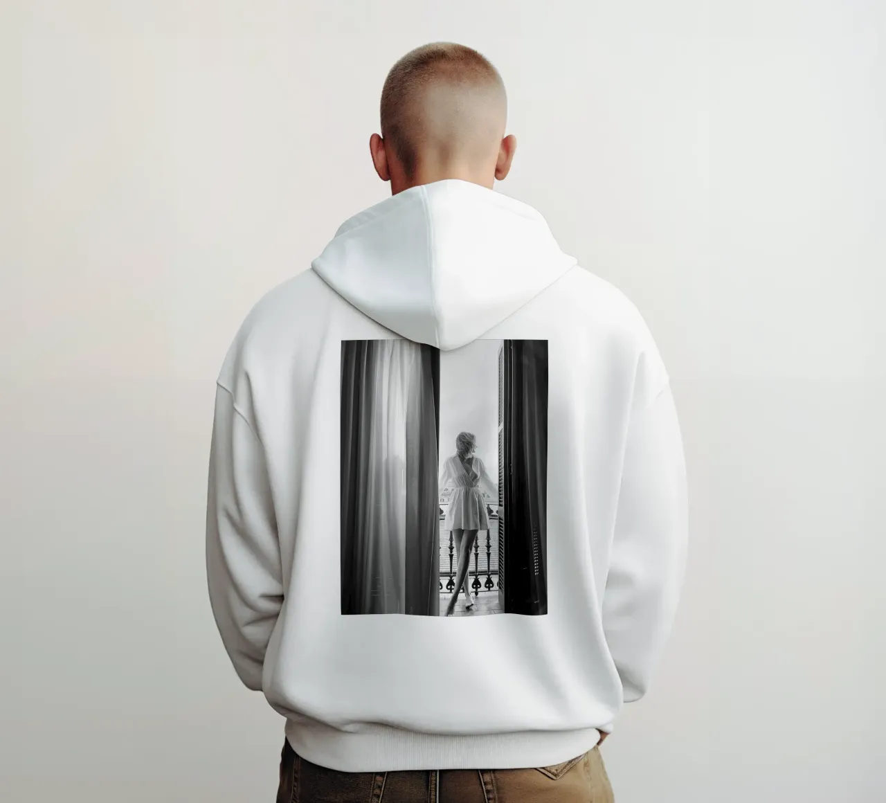 Bianco e nero #4 felpa con cappuccio da j-photography