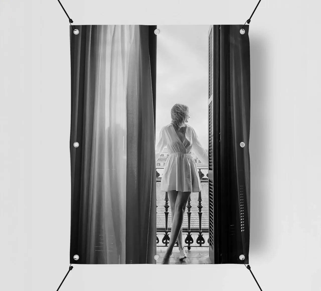 Bianco e nero #4 telo in pvc da j-photography