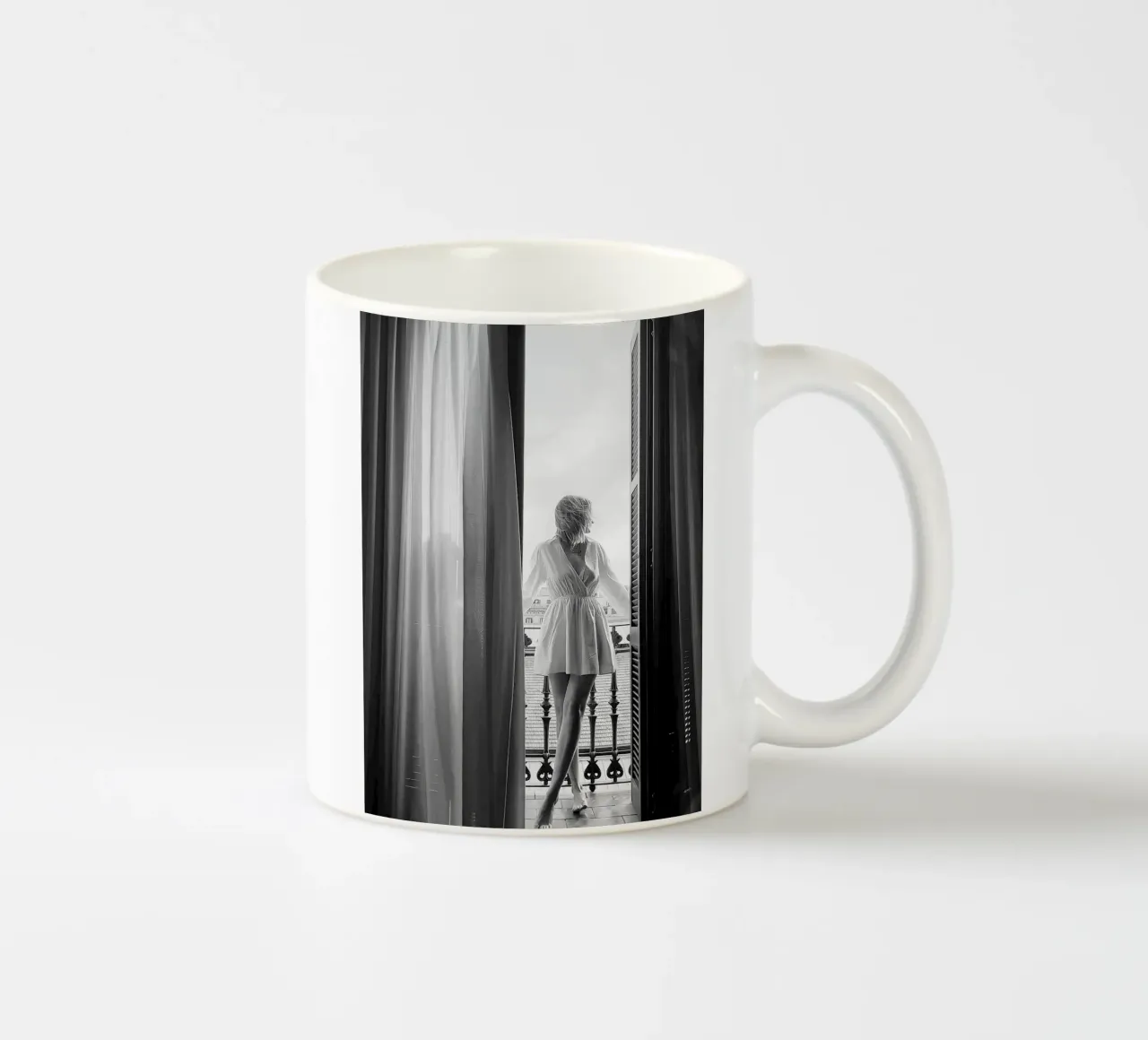 Bianco e nero #4 tazza in ceramica da j-photography