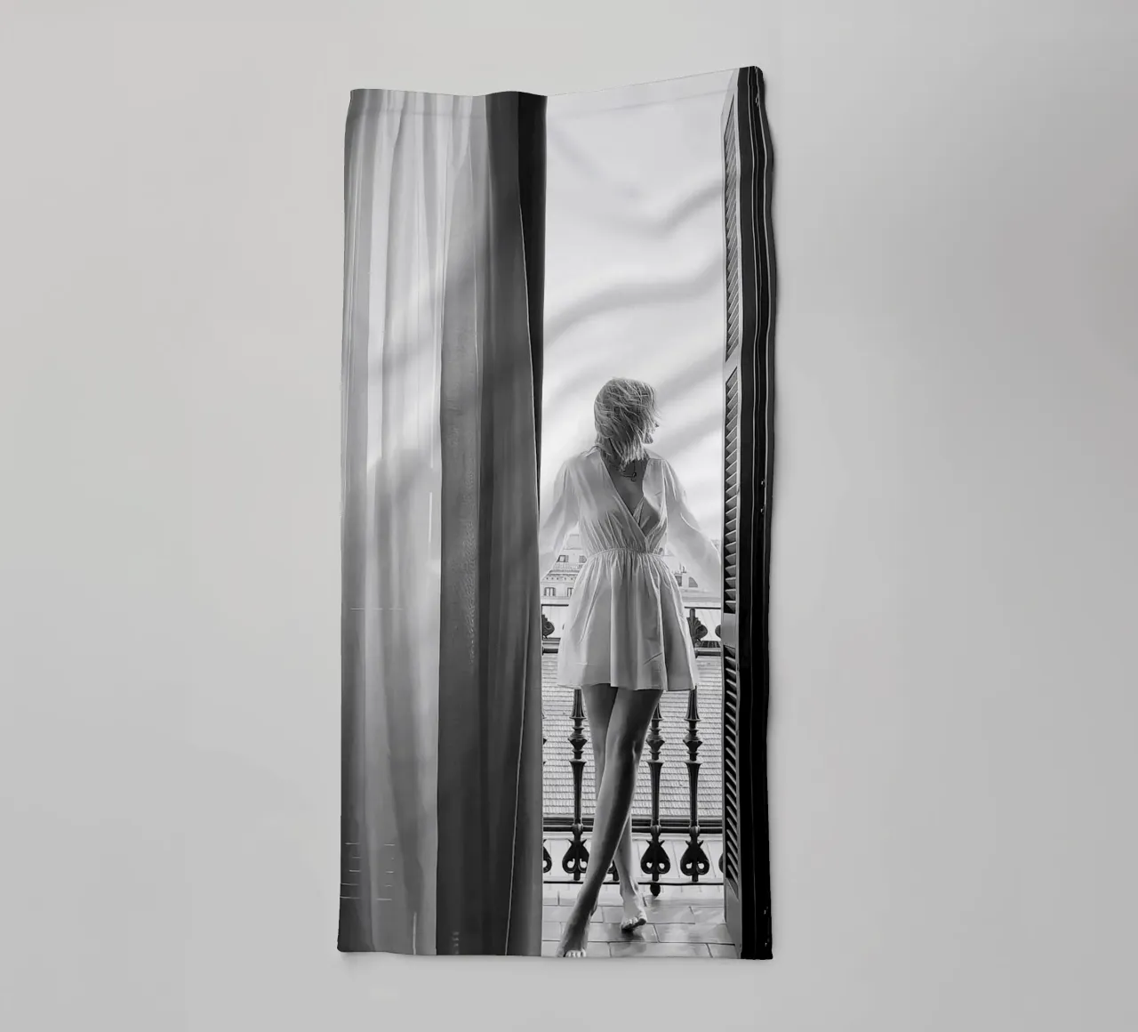 Bianco e nero #4 asciugamano da bagno da j-photography