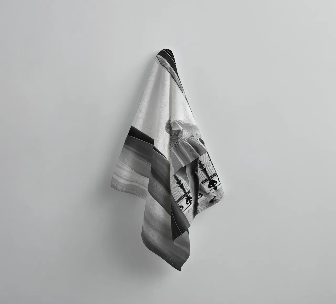 Bianco e nero #4 asciugamano da bagno da j-photography