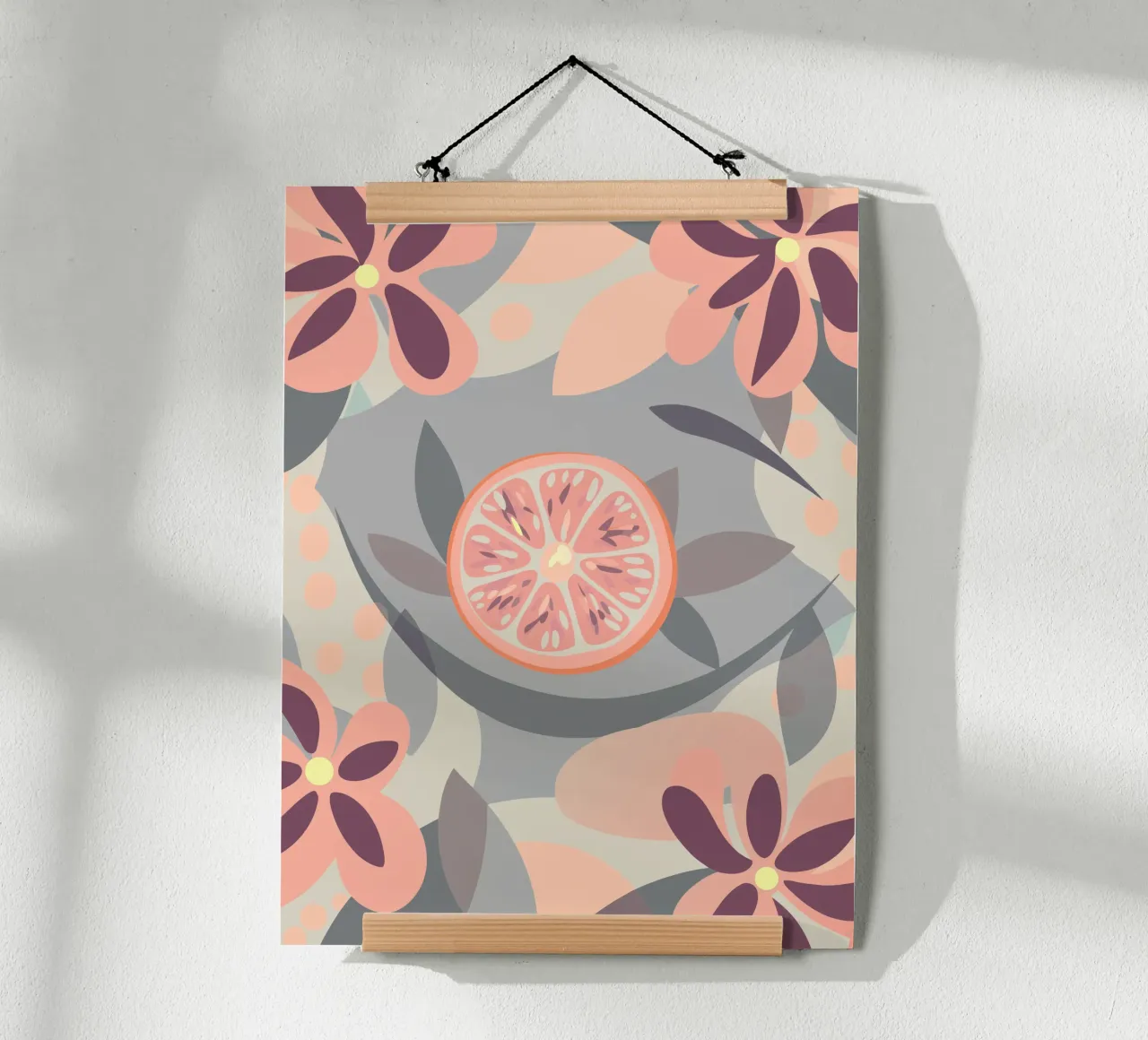Frutti e fiori di limone carta hahnemühle da HAPPY SHOP