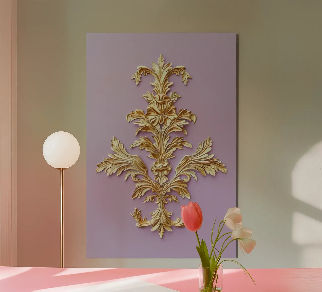Rococo Symmetry alluminio dibond da Mosaic Dialogue