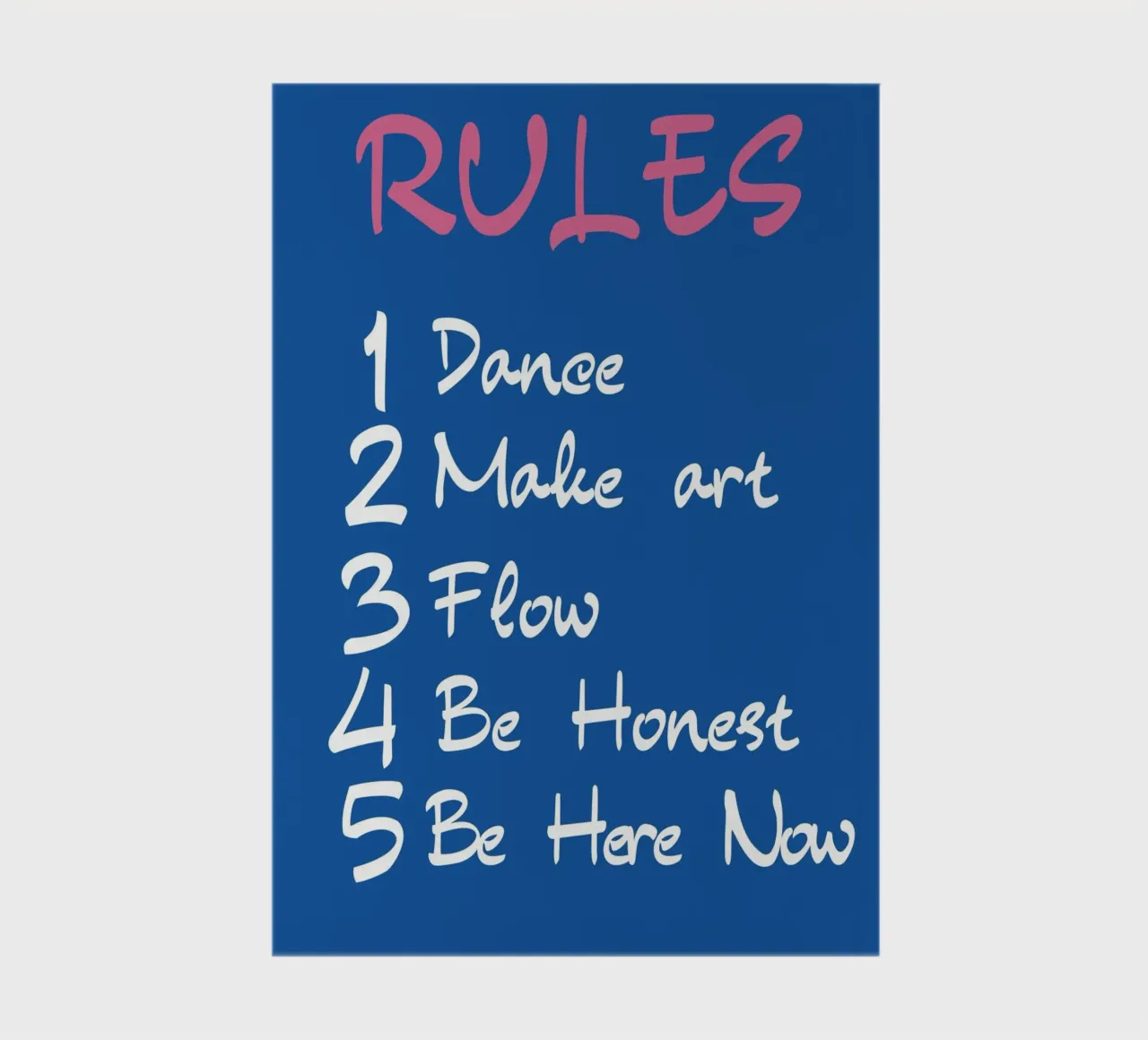 Life Rules - Dance, Create, Flow, Be Here Now Art notebook by homdeco