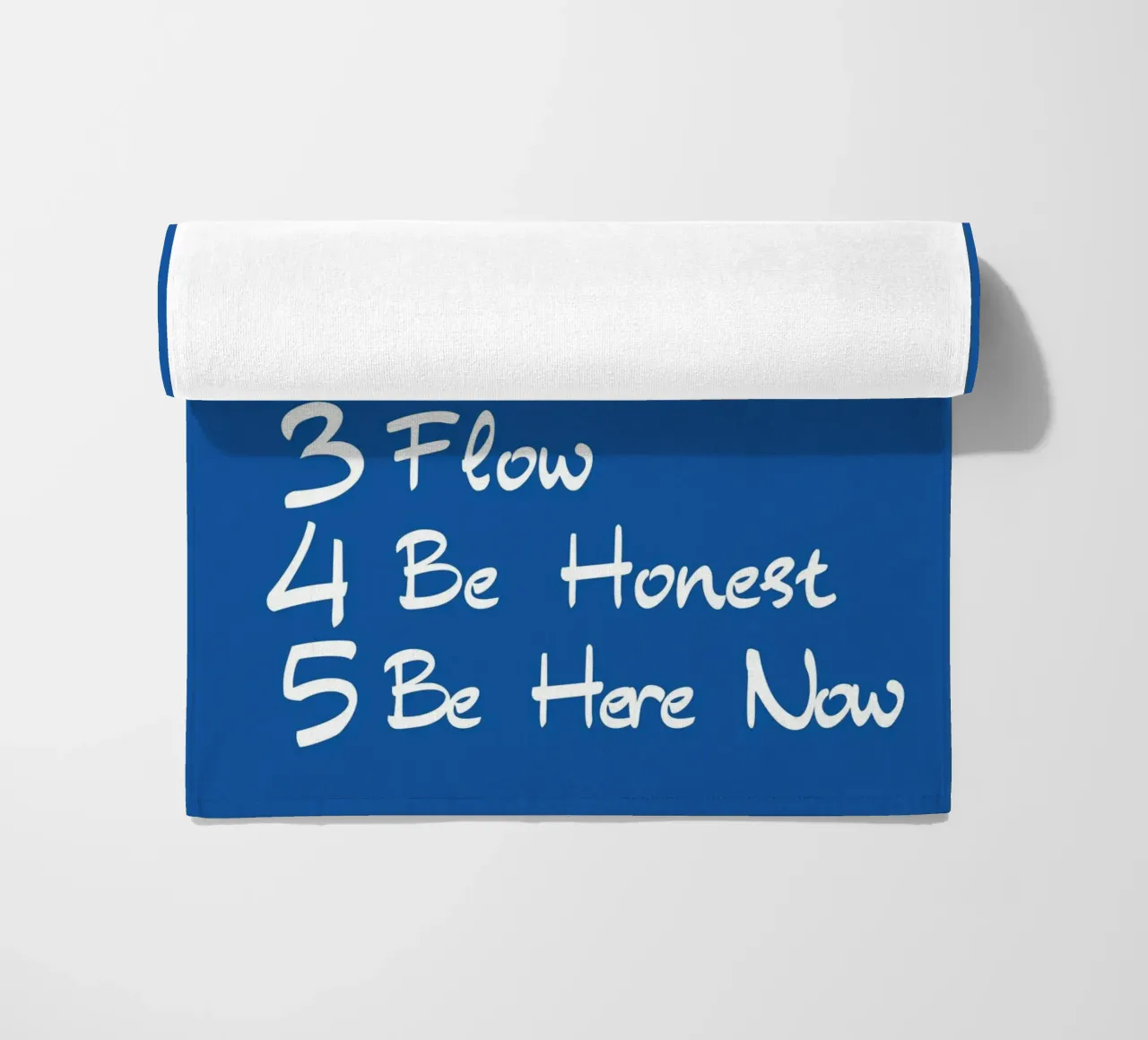 Reglas de la vida - Dance, Create, Flow, Be Here Now Art toalla de playa de homdeco