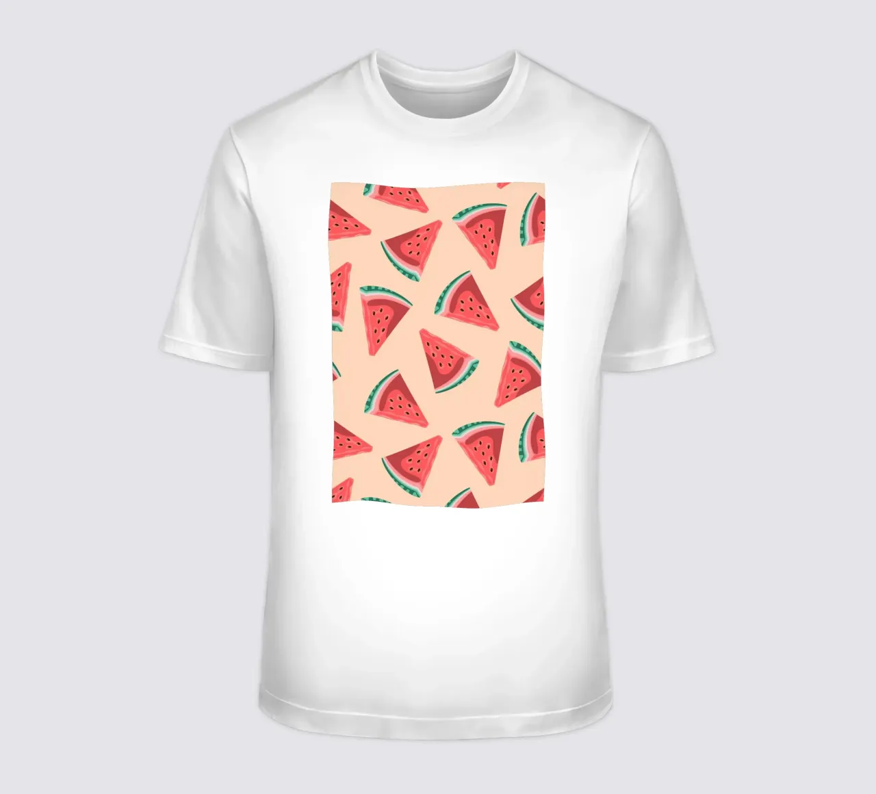 Watermelon Slice Pattern - Summer Pop Art Print t-shirt by homdeco