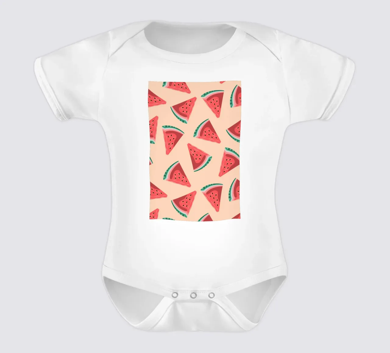 Motif de tranches de pastèque - Summer Pop Art Print body bébé de homdeco
