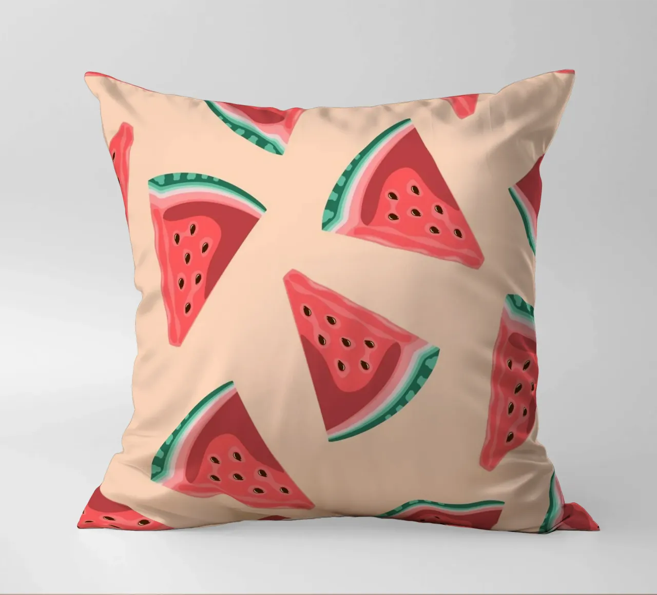 Modello di fetta d'anguria - Stampa pop art estiva cuscino da homdeco