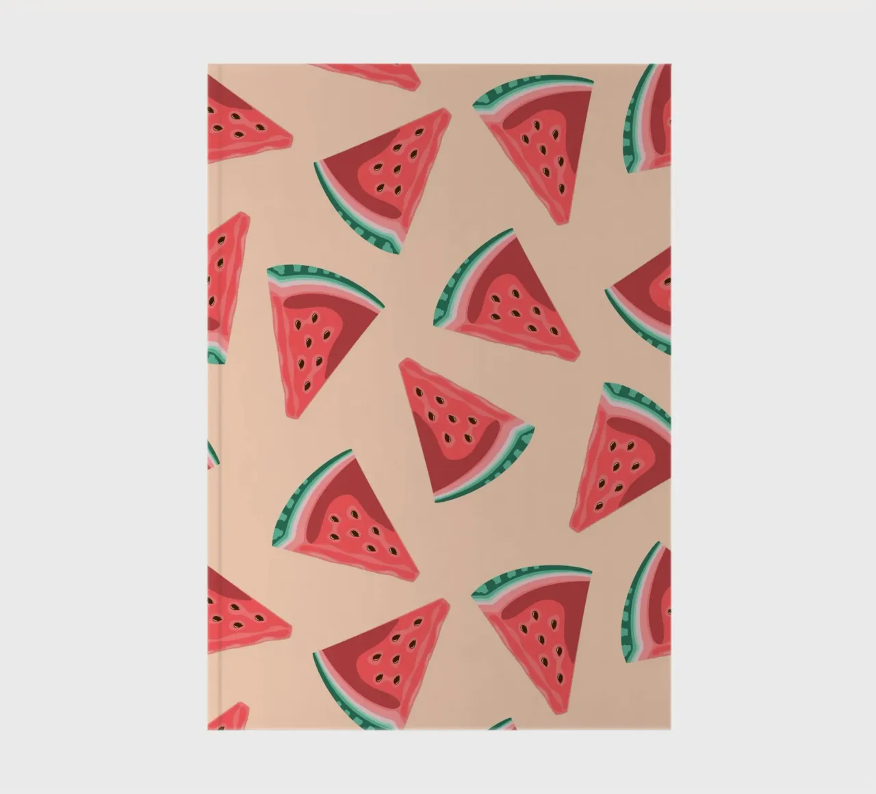 Watermelon Slice Pattern - Summer Pop Art Print notebook by homdeco
