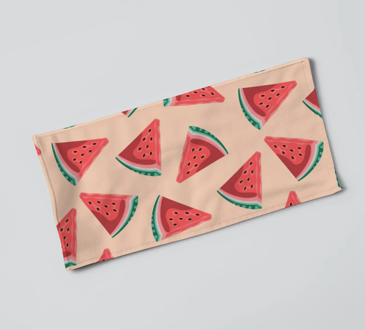 Watermelon Slice Pattern - Summer Pop Art Print towel by homdeco