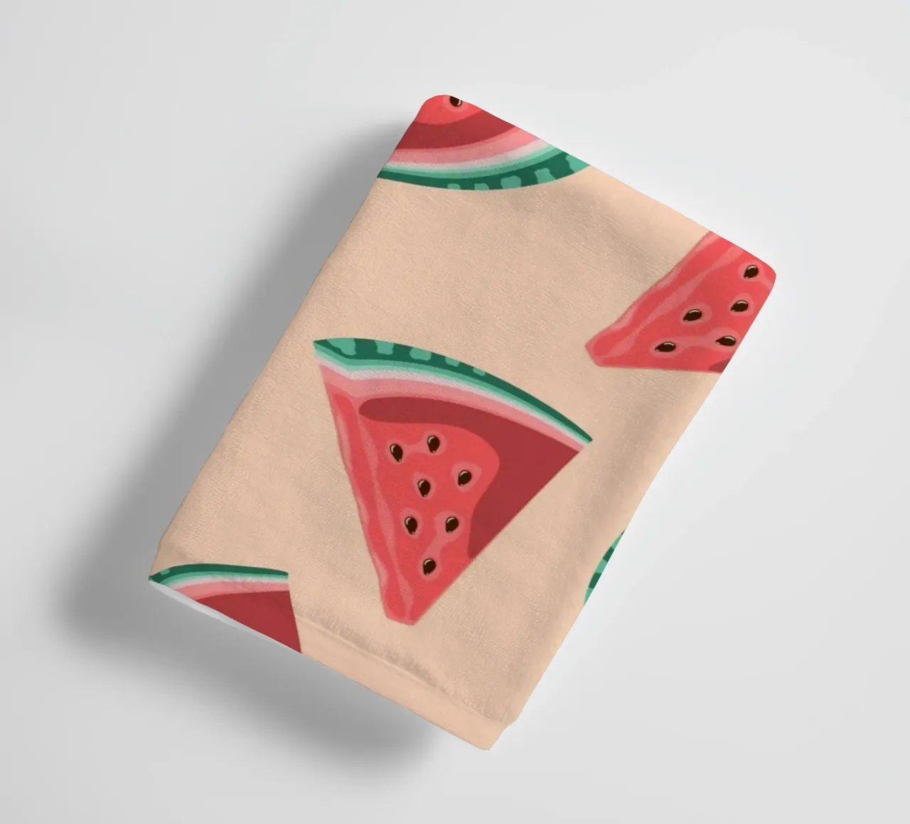 Watermelon Slice Pattern - Summer Pop Art Print towel by homdeco