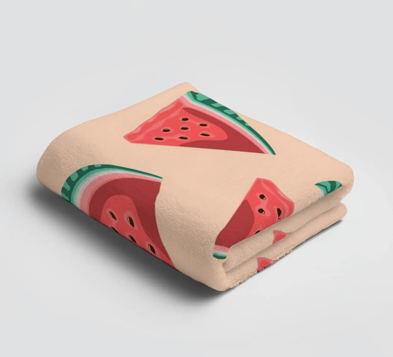 Watermelon Slice Pattern - Summer Pop Art Print Handtuch von homdeco