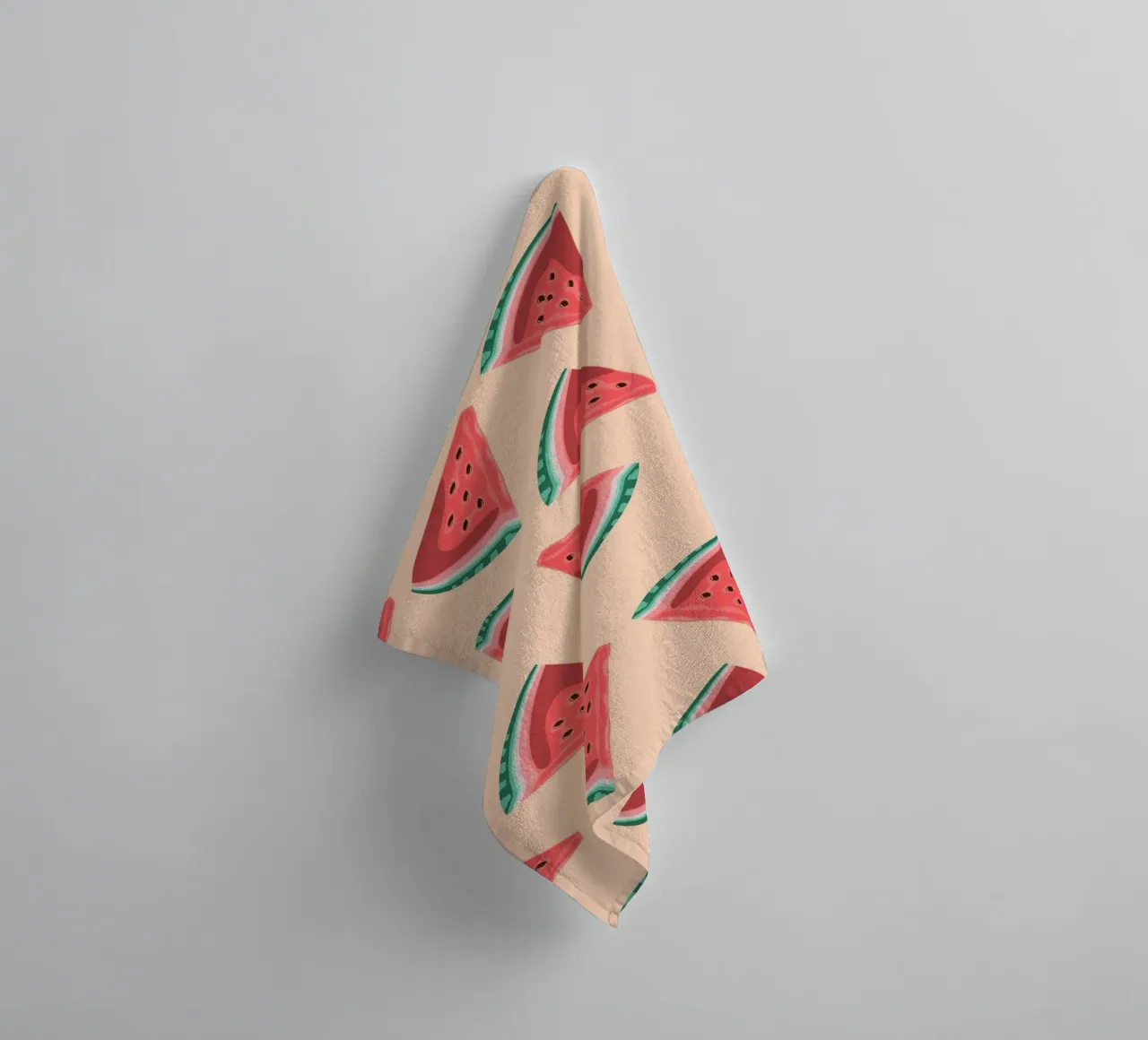 Watermelon Slice Pattern - Summer Pop Art Print towel by homdeco