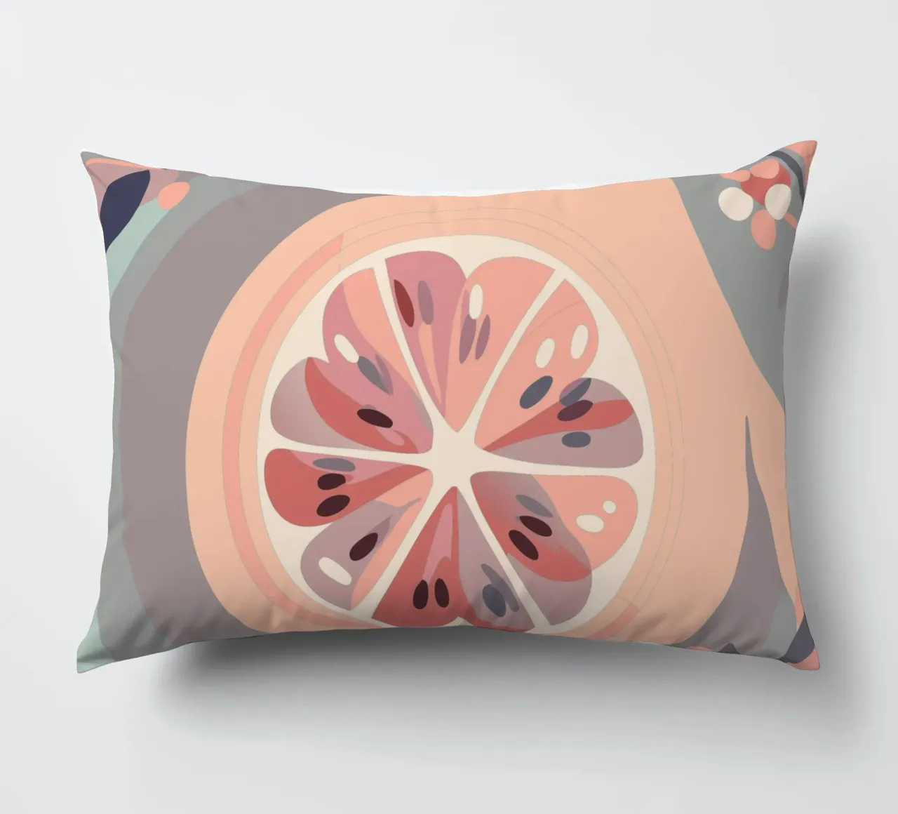 Frutti e fiori di limone cuscino da HAPPY SHOP